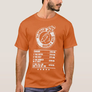uurtarief voor pruimen t-shirt