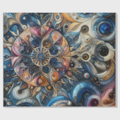 uurwerk cadeaupapier (Vlak)