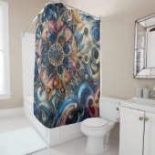 uurwerk douchegordijn (In situ)