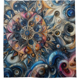 uurwerk douchegordijn