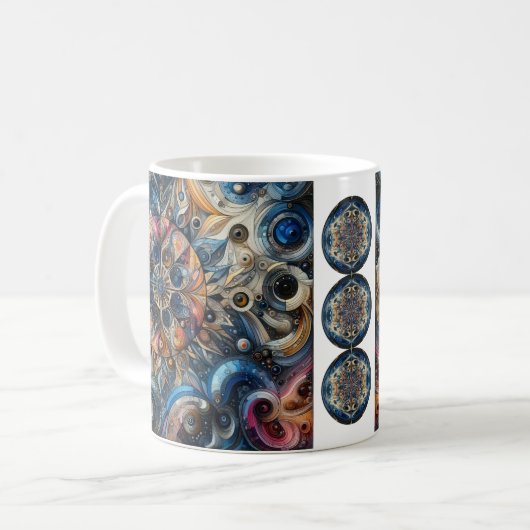 uurwerk koffiemok (Voorkant links)