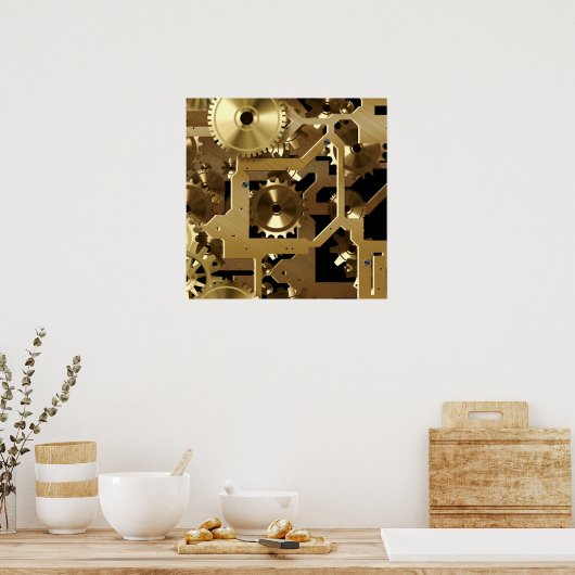 uurwerk poster (Keuken)