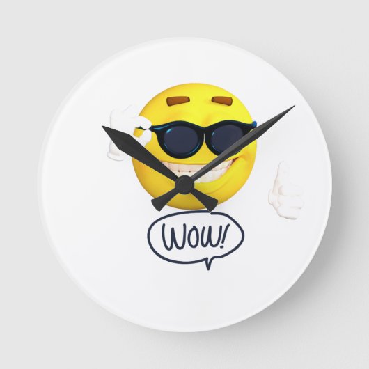 uurwerk ronde klok (Voorkant)