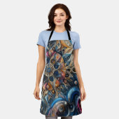 uurwerk schort (Gedragen)