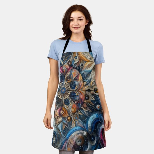 uurwerk schort (Gedragen)