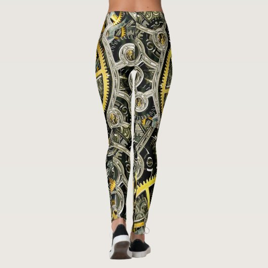 Uurwerken Leggings (Achterkant)