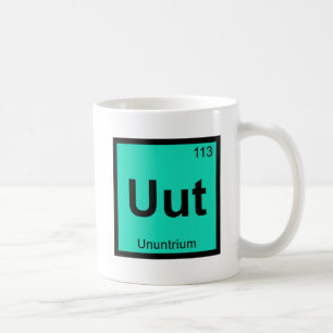 Uut - Ununtrium Chemie Periodiek Systeem Element Koffiemok
