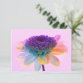 UV Flower Blank Wenskaart (Staand voorkant)
