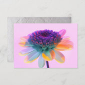 UV Flower Blank Wenskaart (Voorkant / Achterkant)