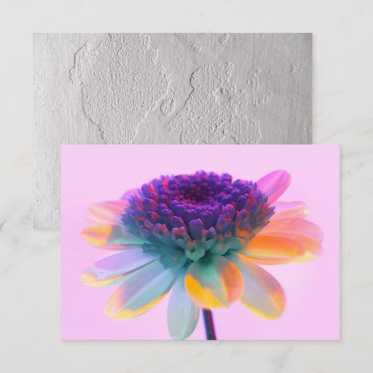 UV Flower Blank Wenskaart (Voorkant / Achterkant)