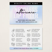 UV Gloss Holographic Needles Lips Filler Care Kaar Visitekaartje (Voorkant /achterkant)