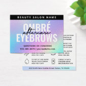 UV Gloss Holographic Ombre Powder Brows Aftercare Visitekaartje (Bureau)