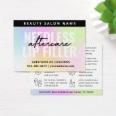 UV Gloss-regenboognaalden Lips Filler Care Kaart (Bureau)