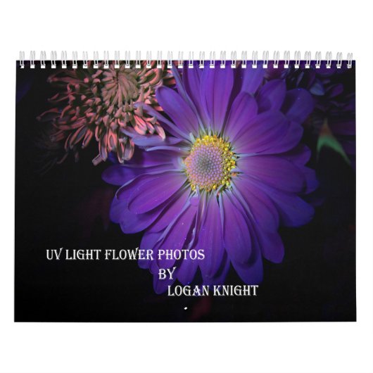 UV Light Flower Photoendar Kalender (Hoes)
