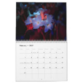 UV Light Flower Photoendar Kalender (Feb 2027)
