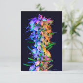 UV Ultra Violet Flowers Wenskaart (Staand voorkant)