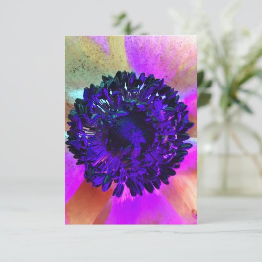 UV ultraviolet Wenskaart (Staand voorkant)