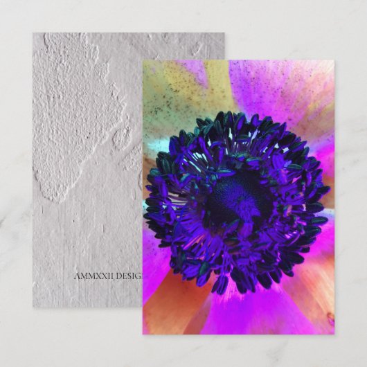 UV ultraviolet Wenskaart (Voorkant / Achterkant)