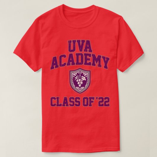 Uva Academy Klasse van 22 Variant T-shirt (Design voorkant)