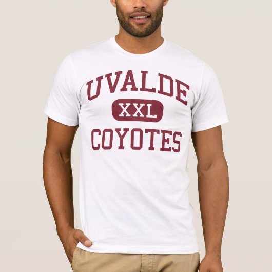 Uvalde - Coyotes - High School - Uvalde Texas T-shirt (Voorkant)