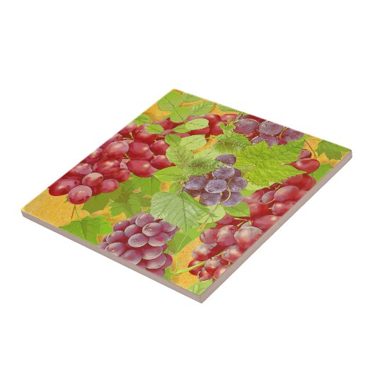 Uvas de Burdeos ( editie) Tegeltje (Zijkant)