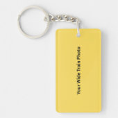 Uw 1 of 2 brede treinfoto sleutelhanger (Voorkant)