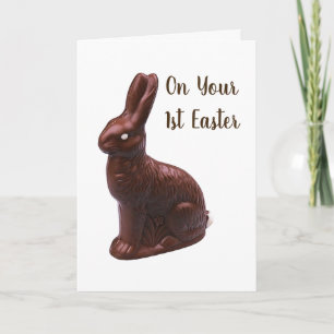 **UW 1ste EASTER HEEFT GEAVOND** EENVOUDIGER LATEN Feestdagen Kaart