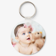 Uw 2 foto personaliseer kinderfoto's sleutelhanger