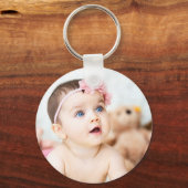 Uw 2 Foto personaliseert de Sleutelhanger van de A (Voorkant)