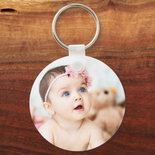 Uw 2 Foto personaliseert de Sleutelhanger van de A (Voorkant)