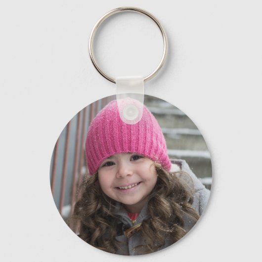 Uw 2 Foto personaliseert de Sleutelhanger van de A (Achterkant)