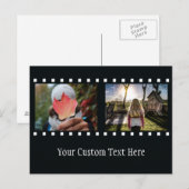 UW 2 FOTOS EN TEKST "filmstrip" briefkaart (Voorkant / Achterkant)