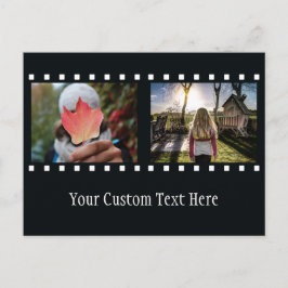 UW 2 FOTOS EN TEKST "filmstrip" briefkaart