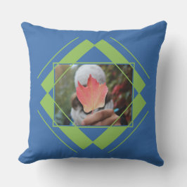 UW 2 FOTO'S in een Geometrisch Patroon werpen kuss Buitenkussen