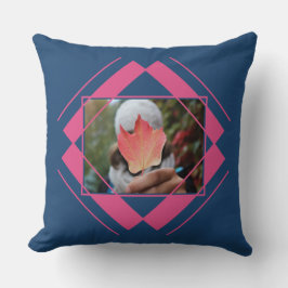 UW 2 FOTO'S in een Geometrisch Patroon werpen kuss Kussen
