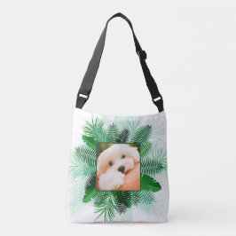 Uw 2 Foto's in Palm Leaf Lijsten aangepaste tassen