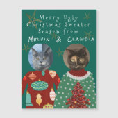 Uw 2 katten Draag een Ugandee Sweetters-magnetisch (Voorkant)