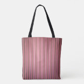 Uw 3 aangepaste foto's met moderne roze strepen tote bag (Achterkant)
