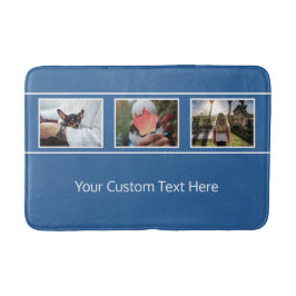 UW 3 FOTO'S EN aangepaste TEKST-badmatten Badmat