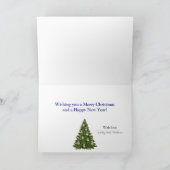 Uw 3 Foto's Gevouwen Vakantiekaart (RGB) Feestdagen Kaart (Binnen)