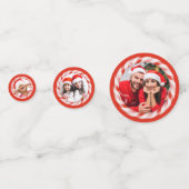 UW 3 foto's in een Snoep Lijst aangepaste tekst Confetti (Voorkanten)