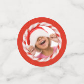 UW 3 foto's in een Snoep Lijst aangepaste tekst Confetti (Kleine voorkant)