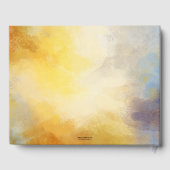 Uw 3 foto's watercolor kunst bruidsdouche gastenboek (Achterkant)