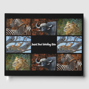 UW 4 foto collage met tekst safari dier Gastenboek