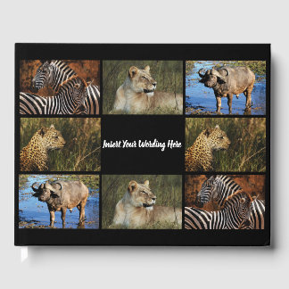 UW 4 foto collage met tekst safari spel lodge Gastenboek