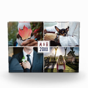 UW 4 FOTOS aangepast monogram en jaarlijks fotoblo Fotoblokken