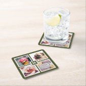 UW 4 FOTO'S EN MONOGRAM-onderzetters Kartonnen Onderzetters (Insitu)