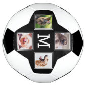 UW 4 FOTO'S EN MONOGRAM-voetbal Voetbal (Gedraaid)