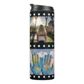 UW 4 FOTO'S in een aangepaste filmstrip Thermosbeker (Geroteerd rechts)