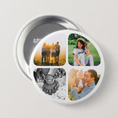 Uw 4 foto's pincode voor Button (Voorkant /achterkant)